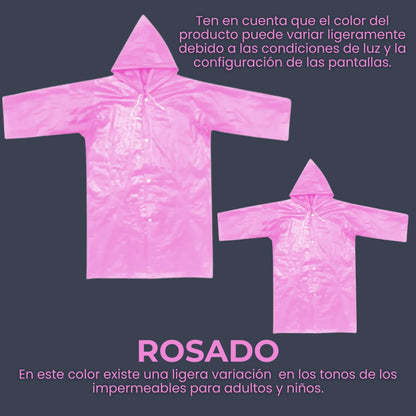 DuoRain: Capas de lluvia para adulto y niño