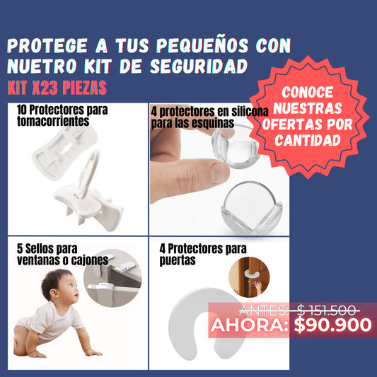 Kit de seguridad para bebés y niños