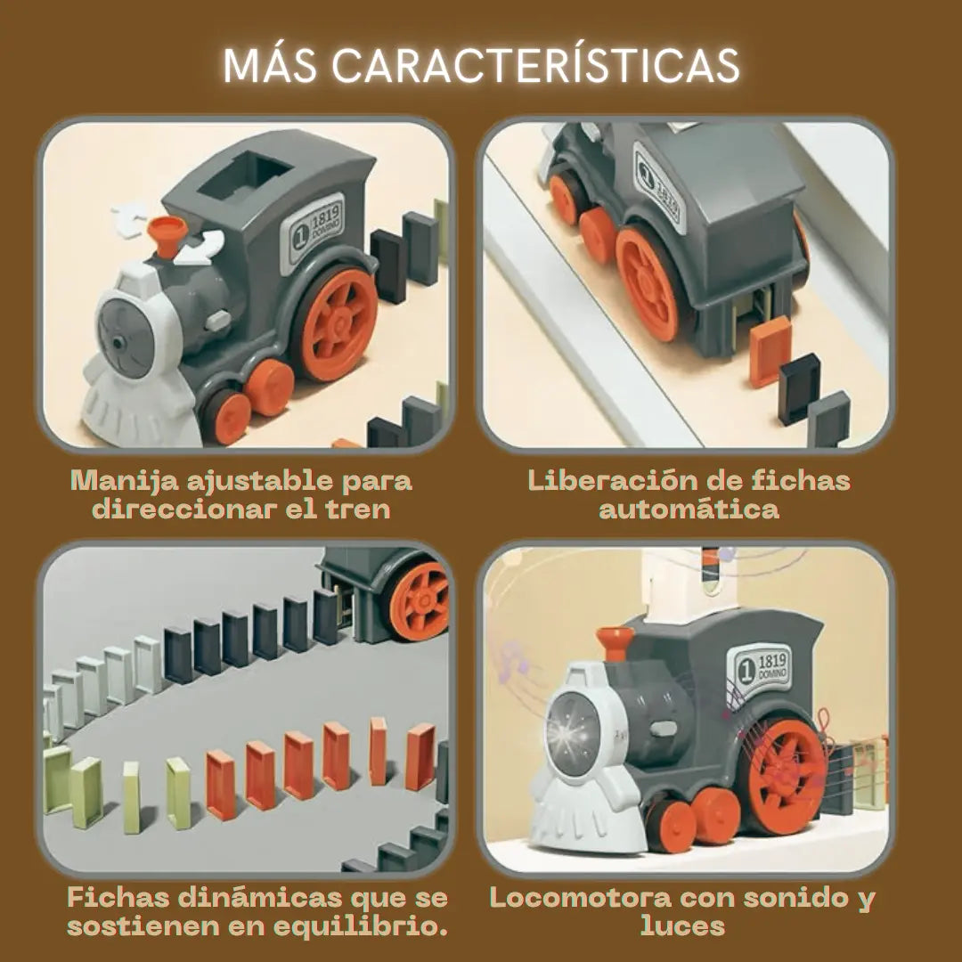 Locomotora eléctrica de fichas (3 A 10 AÑOS)